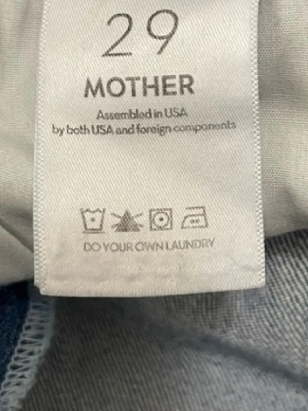 Mother The Rascal Skimp Punk Charming Size 29
